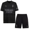 Maglia ufficiale AC Milan 4th 2023-24 Nera per Bambino